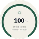 Pangram: 100% of this text is human written